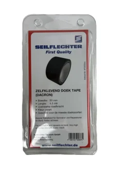 Overige Tape > Seilflechter PLAKDOEK, ZWART 50MM X 4,5M