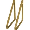 Plankdragers|Plankdragers > Duraline Plankdrager messing metaal 2 stuks