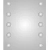 Plieger basic spiegel met verticaal 2-zijdig 5 rondjes verlichting 60 x 80 cm
