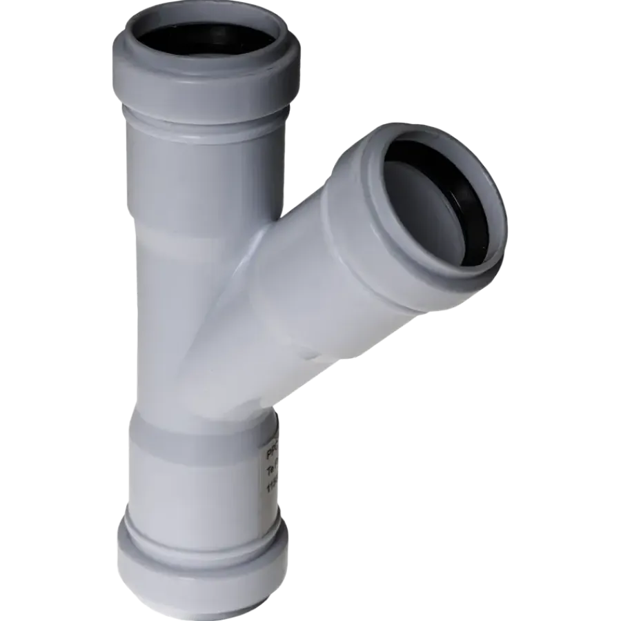 Rioleringsbuizen|Afvoerbuizen & Hulpstukken > Geen PPC T-stuk 45° 32 mm