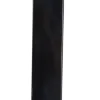 Profielpaal vierkant zwart 6 x 6 cm, lengte 240 cm