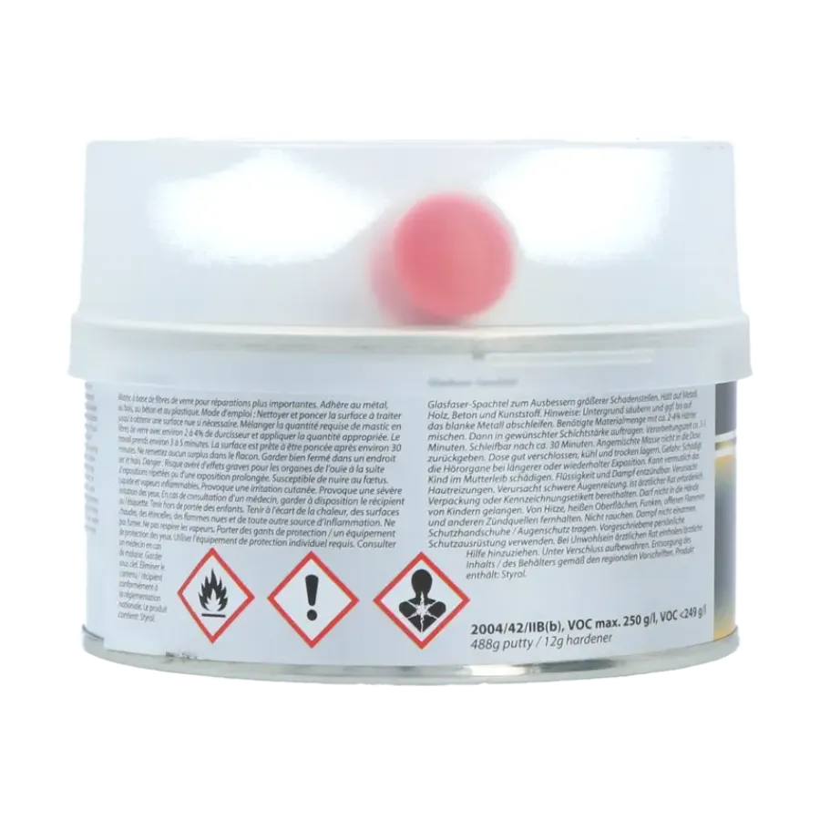 Auto Onderhouds- & Smeermiddelen > Protecton Glasvezelplamuur 500gr