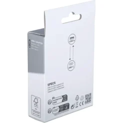 Audio & Video Accessoires > Q-link adapter 1x USB-C/A en 1x USB-A/C zwart