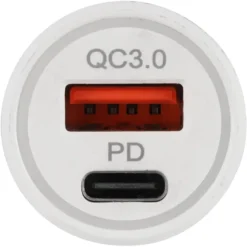 Computeraccessoires > Q-link autolader QC+PD 20W wit