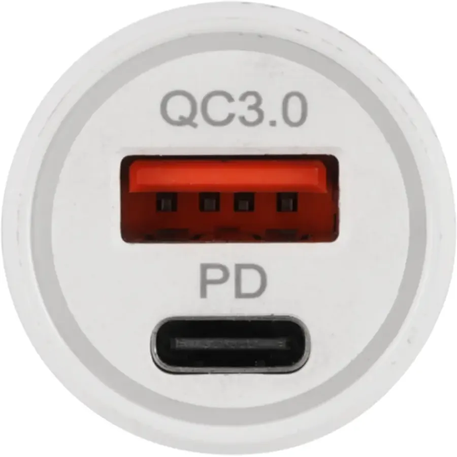 Computeraccessoires > Q-link autolader QC+PD 20W wit