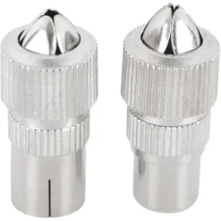 Audio & Video Accessoires > Q-link coac stekker metaal recht male/female