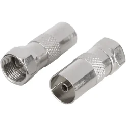 Audio & Video Accessoires > Q-link coax adapter 1 male/FCON 1 female/FCON binnendraad