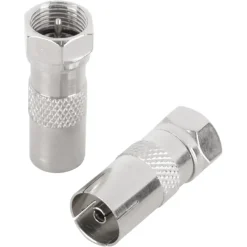 Audio & Video Accessoires > Q-link coax adapter 1 male/FCON 1 female/FCON binnendraad
