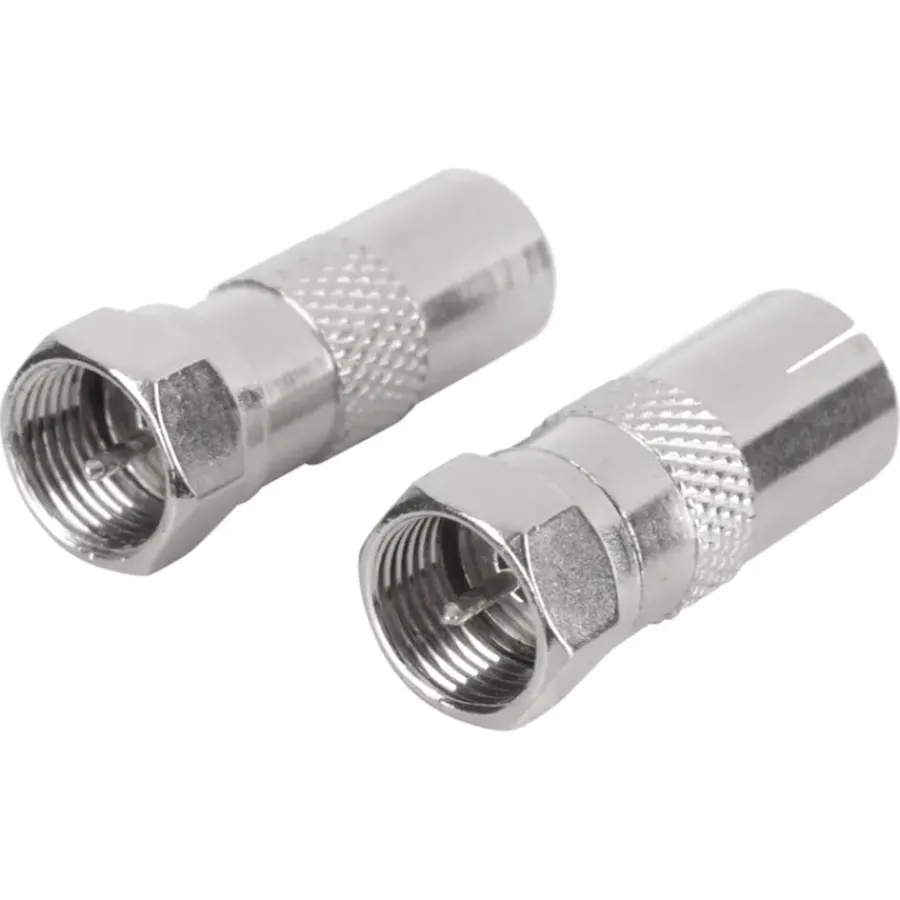 Audio & Video Accessoires > Q-link coax adapter 1 male/FCON 1 female/FCON binnendraad