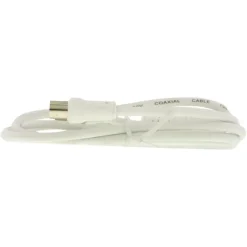 Audio & Video Accessoires > Q-link coax kabel 3CV2 HF stekker 1 meter rechtwit