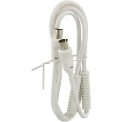 Audio & Video Accessoires > Q-link coax kabel 3CV2 HF stekker 1 meter rechtwit