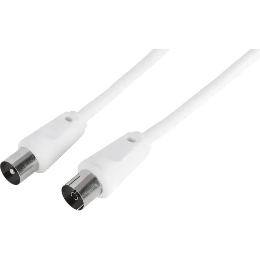 Audio & Video Accessoires > Q-link coax kabel 3CV2 HF stekker recht 10 meter wit