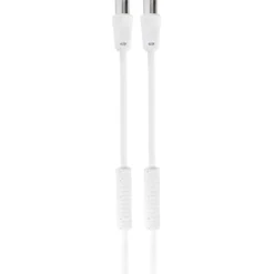 Audio & Video Accessoires > Q-link coax kabel 3CV2 HF stekker recht 10 meter wit