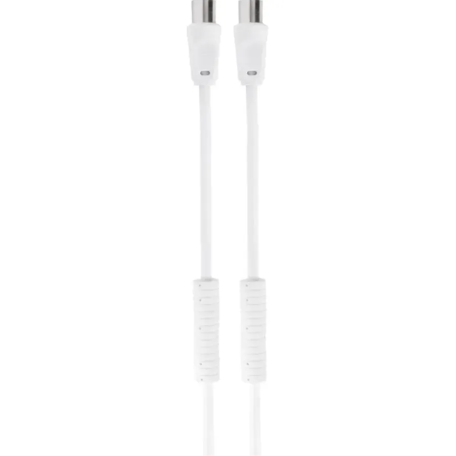 Audio & Video Accessoires > Q-link coax kabel 3CV2 HF stekker recht 2 meter wit