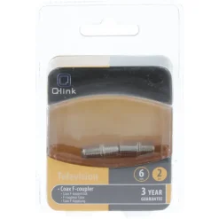 Audio & Video Accessoires > Q-link coax kabel F-koppelstuk 2 stuks