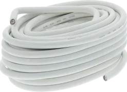 Audio & Video Accessoires > Q-link coax kabel 20 meter wit kabelkeur