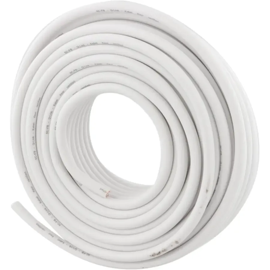 Audio & Video Accessoires > Q-link coax kabel 20 meter wit kabelkeur