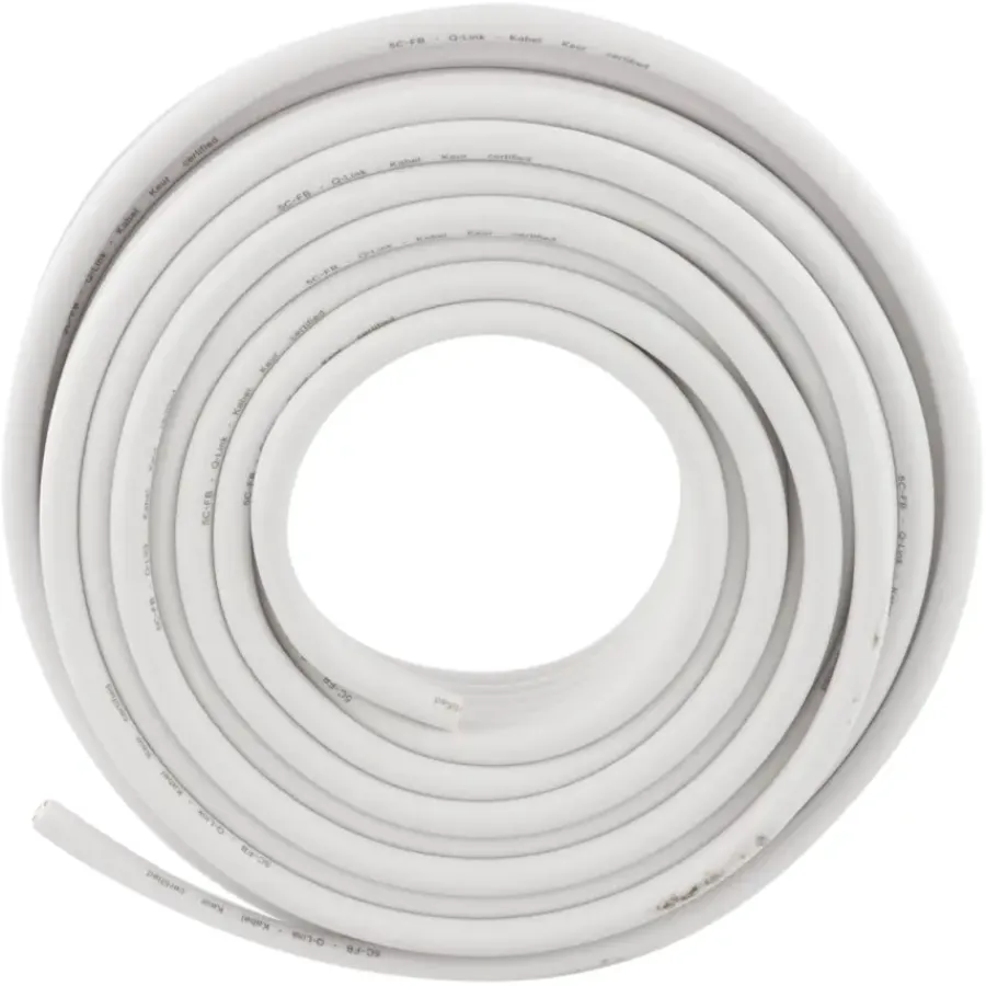 Audio & Video Accessoires > Q-link coax kabel 20 meter wit kabelkeur