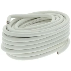 Audio & Video Accessoires > Q-link coax kabel 50 meter wit kabelkeur