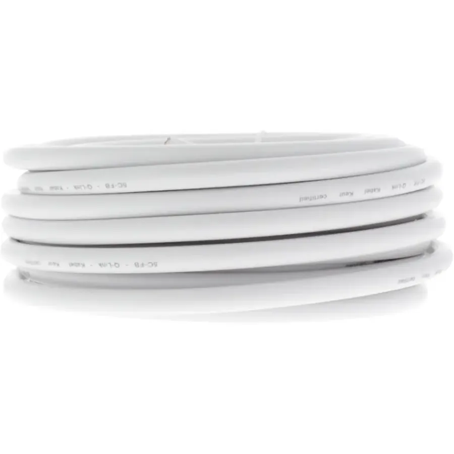 Audio & Video Accessoires > Q-link coax kabel 10 meter wit kabelkeur