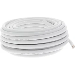 Audio & Video Accessoires > Q-link coax kabel 10 meter wit kabelkeur