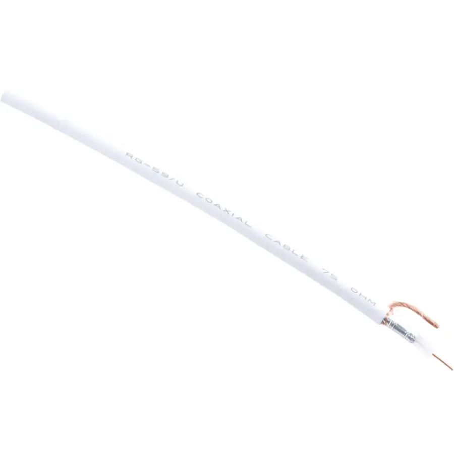 Audio & Video Accessoires > Q-link coax kabel RG59 25 meter wit