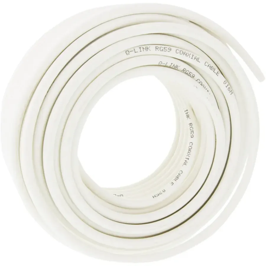 Audio & Video Accessoires > Q-link coax kabel RG59 25 meter wit