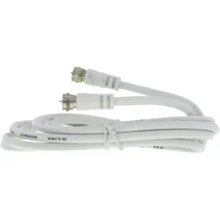Audio & Video Accessoires > Q-link coax kabel RG59 met F-connector 2 meter wit