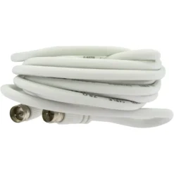 Audio & Video Accessoires > Q-link coax kabel RG59 met F-connector 5 meter wit