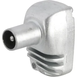 Audio & Video Accessoires > Q-link coax stekker metaal haaks male kabelkeur