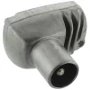 Audio & Video Accessoires > Q-link coax stekker metaal haaks male kabelkeur