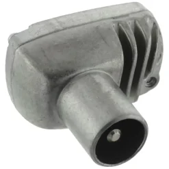 Audio & Video Accessoires > Q-link coax stekker metaal haaks male kabelkeur