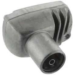 Audio & Video Accessoires > Q-link coax stekker metaal haaks female kabelkeur