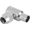 Audio & Video Accessoires > Q-link coax stekker metaal haaks male