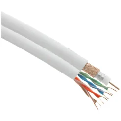 Audio & Video Accessoires > Q-link coax/utp kabel RG6 25 meter wit