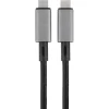 Telefoonaccessoires > Q-link datakabel type-C/type-C 10G 100W 1 meter