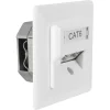 Inbouw Schakelmateriaal|Stopcontacten & Overige Contactdozen > Q-link FTP CAT6 inbouw contactdoos KPN keur