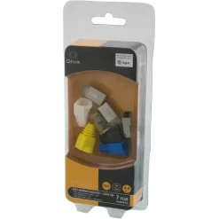 Audio & Video Accessoires > Q-link FTP connector RJ45 met hoesje 8 stuks KPN keur