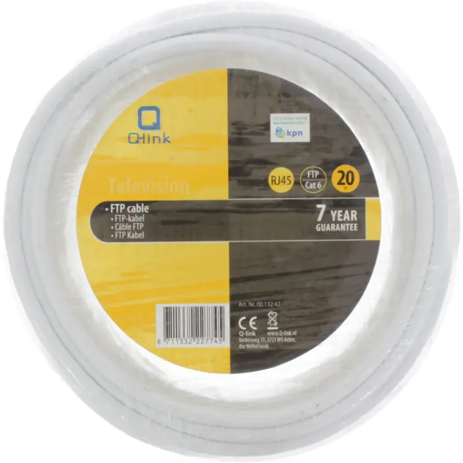 Computeraccessoires > Q-link FTP snoer 20 meter KPN keur