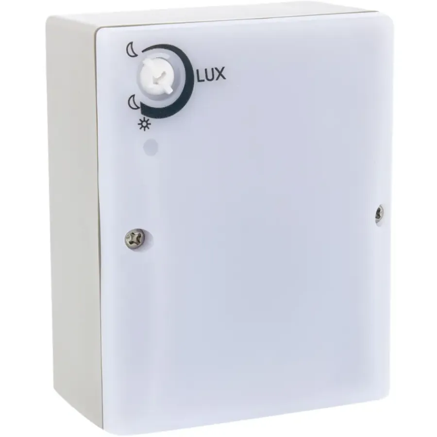 Schakelaars > Q-link Opbouw Schemerschakelaar Spatwaterdicht Grijs IP44