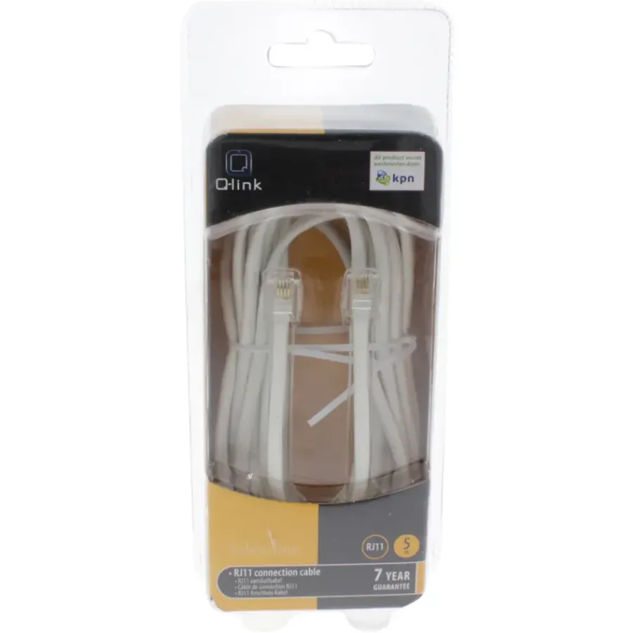 Computeraccessoires > Q-link RJ11 5 meter KPN keur