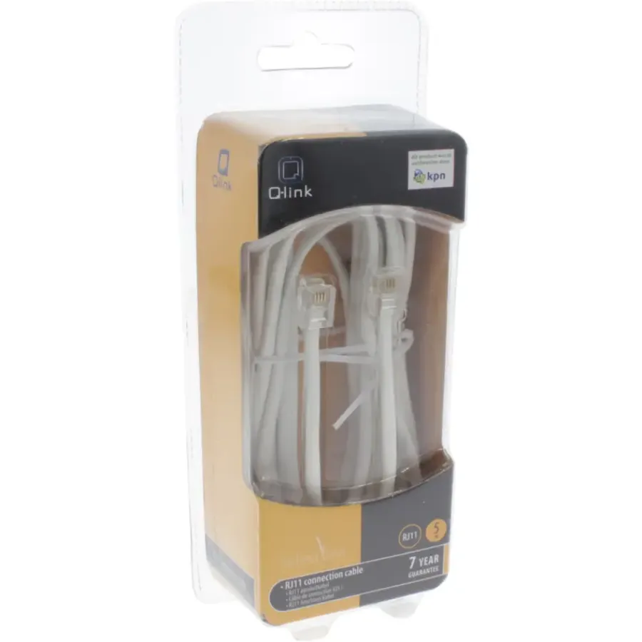 Computeraccessoires > Q-link RJ11 5 meter KPN keur