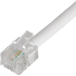 Telefoonaccessoires > Q-link telefoon aansluitsnoer modulair 2RJ11 plug 10 meter wit