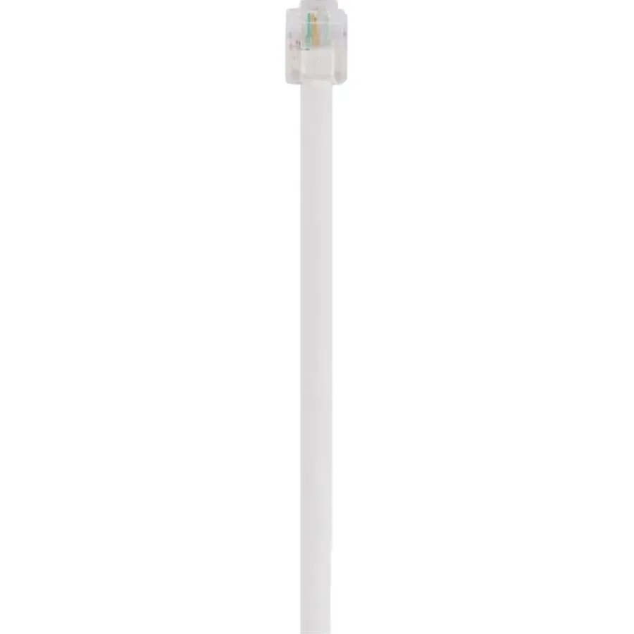 Telefoonaccessoires > Q-link telefoon aansluitsnoer modulair 2RJ11 plug 10 meter wit