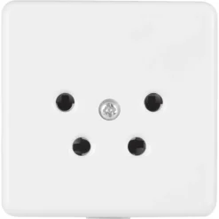 Opbouw Schakelmateriaal|Stopcontacten & Overige Contactdozen > Q-link telefoon contactdoos opbouw modulair 4 polig wit