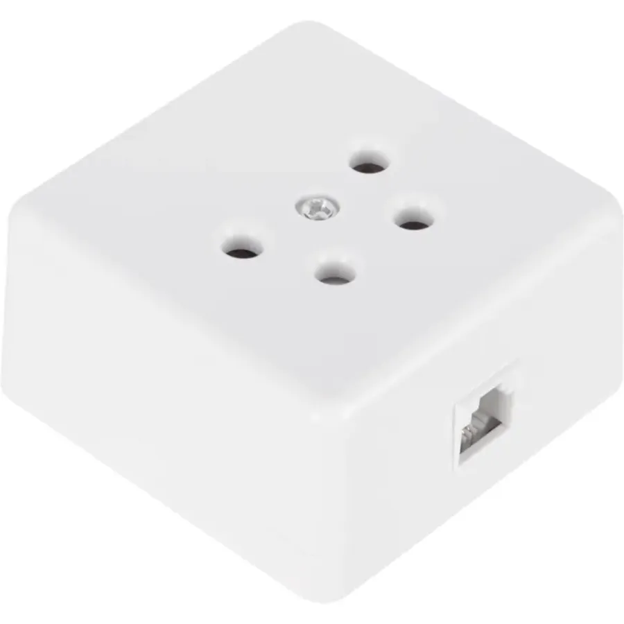 Opbouw Schakelmateriaal|Stopcontacten & Overige Contactdozen > Q-link telefoon contactdoos opbouw modulair 4 polig wit
