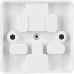 Opbouw Schakelmateriaal|Stopcontacten & Overige Contactdozen > Q-link telefoon contactdoos opbouw modulair 4 polig wit