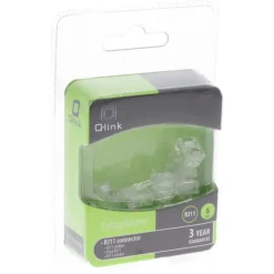 Audio & Video Accessoires > Q-link Telefoon Plug Modulair 4-polig 6 Stuks