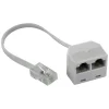 Audio & Video Accessoires > Q-link telefoon splitter modulair ADSL wit