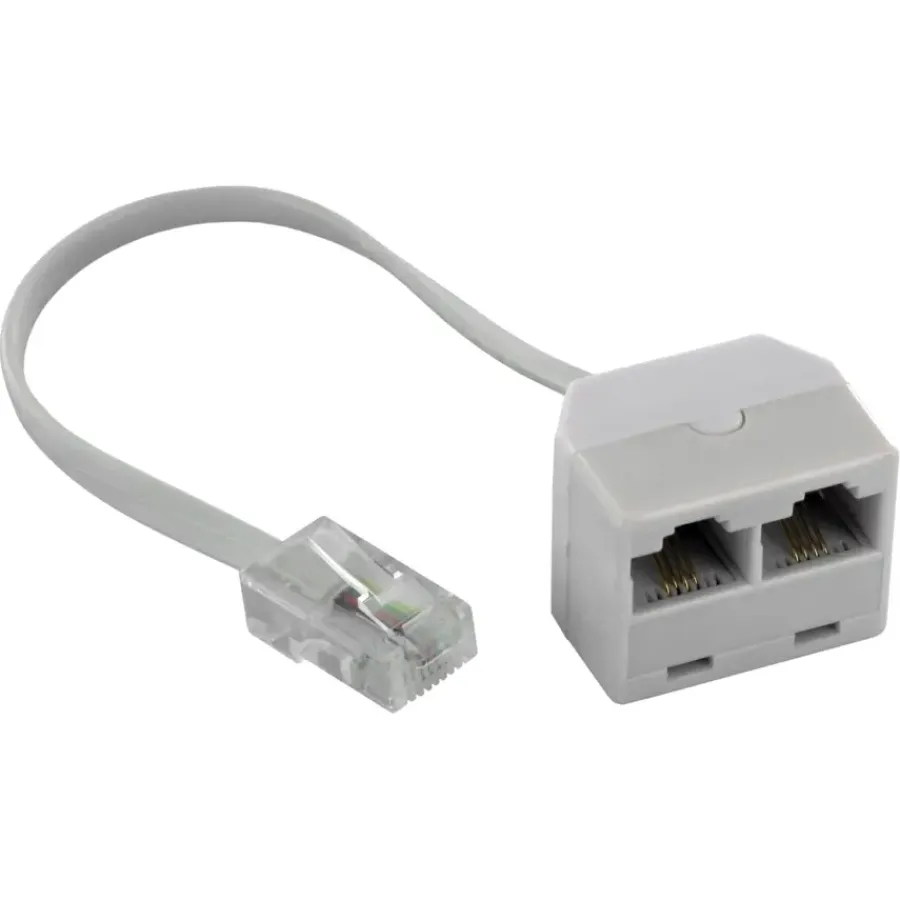 Audio & Video Accessoires > Q-link telefoon splitter modulair ADSL wit